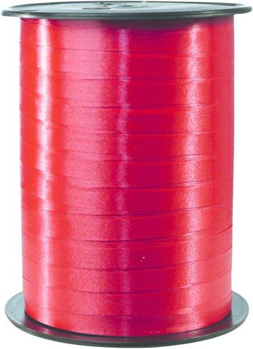Une Bobine De Ruban Bolduc Lisse - 500mx0,7 Cm - Rouge - Ruban D¿¿Coratif Cadeau, Diy, Emballage Cadeau