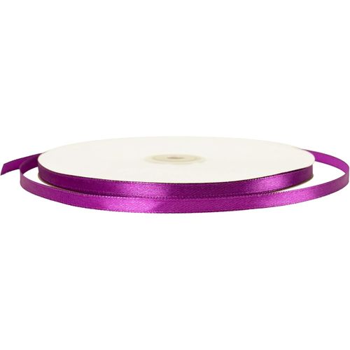 Ruban En Satin Violet Foncé De 6 Mm D'épaisseur Pour Emballage Cadeau D'halloween Pour Sacs Cadeaux,Cupcakes,Cheveux,Ballons,Décoration,Travaux Manuels