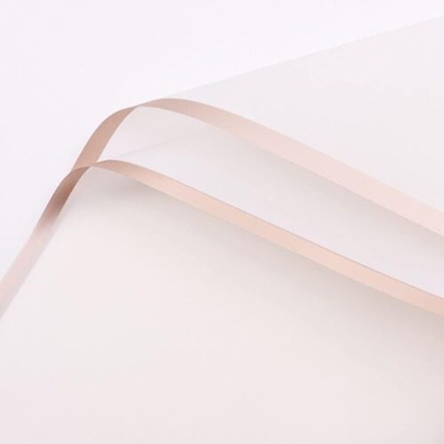 Lot De 20 Feuilles De Papier Cadeau Simple Et Imperméable Double Face Pour Bouquet De Fleuriste - 58 Cm - Pour Emballer Des Fleurs Fraîches, Emballage Cadeau (Blanc Et Phnom Penh)