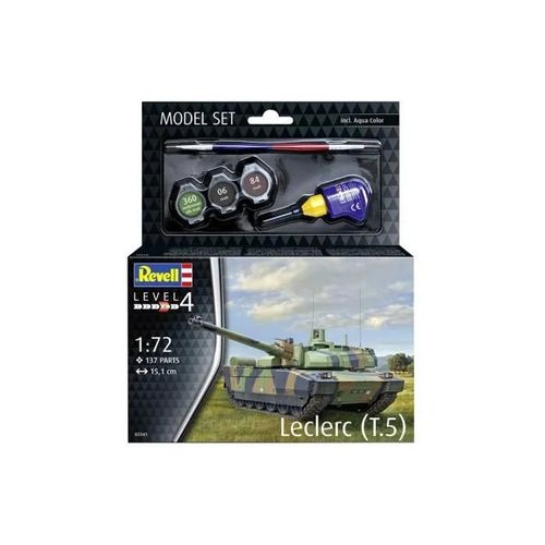 Revell 63341 Maquette Militaire Model Set Leclerc (T.5) 1/72-Revell