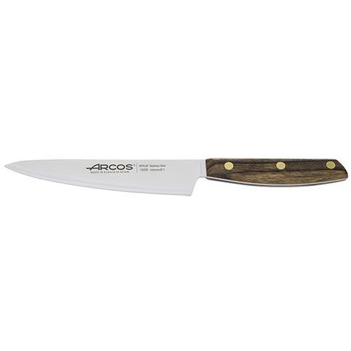 Nordika - Couteau De Cuisine - Lame 160mm - Manche Bois De Ovengkol