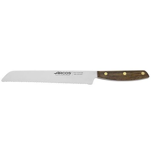 Nordika - Couteau À Pain - Lame 200mm - Manche Bois De Ovengkol