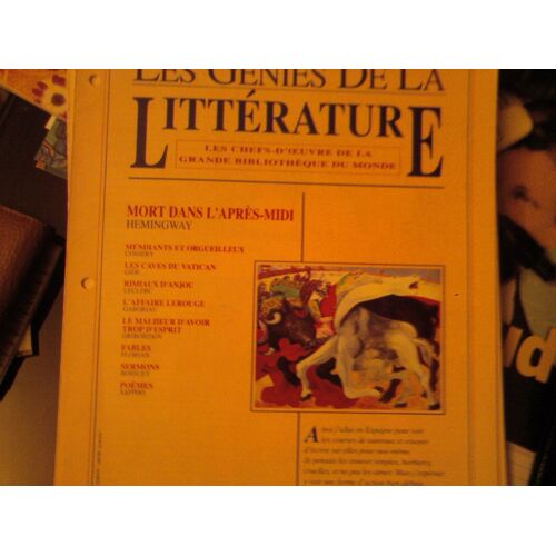 N° 36 Les Genies De La Litterature