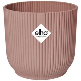 Pot De Fleurs Rond Vibes - Plastique - Ø25 - Rose Poudré