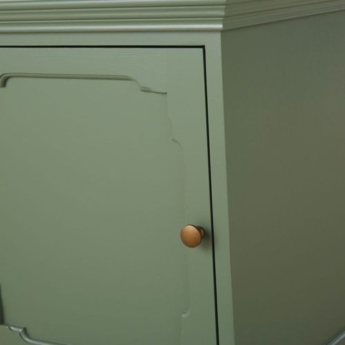Table De Chevet 1 Porte Vert Kaki