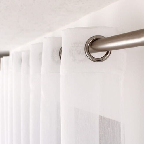Voilage Blanc Sablé 140x240cm - 140x240cm - Blanc