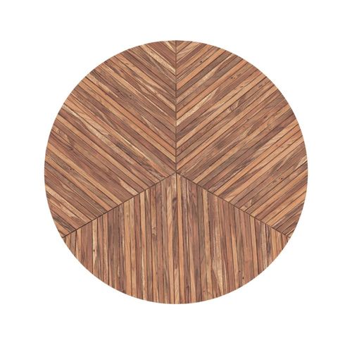 Table Basse Ronde En Bois D'acacia D80 Cm