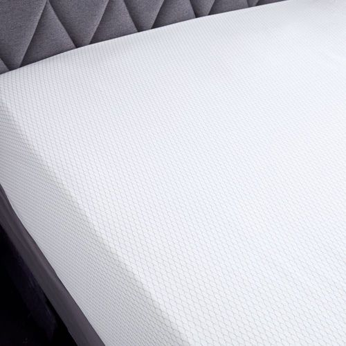 Drap Housse Percale Blanc 140x190 Cm