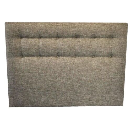 Tete lit capitonnée camel 140x115