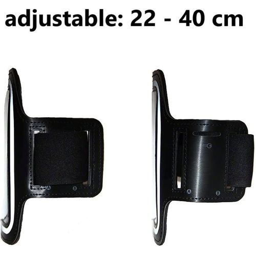 Brassard De Sport Pour Samsung Galaxy A54 - Brassard Pour Smartphone, Accessoire De Sport Avec Poche Pour Les Clés Samsung Galaxy A54 - Accessoire Sport, Brassard Téléphone Portable Noir