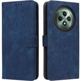 Kal-Housse Pour Oppo Reno 12 F 5g/Oppo Reno 12 Fs 5g Etui, Rfid Protect Pu/Tpu Cuir Coque Magnétique Portefeuille, Bleu