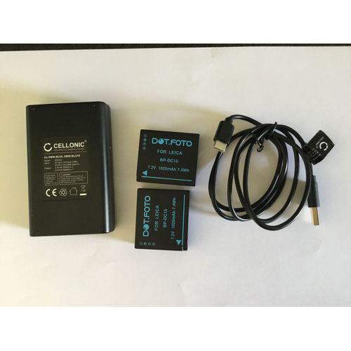 Chargeur pour Leica +2 batteries