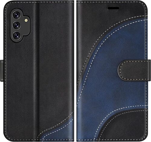 SJZG-Coque Pour Galaxy A13 5G / Galaxy A04S, Portefeuille Etui En Cuir Pu, Magnétique Protection Housse Coque Pour Samsung Galaxy A13 5G / Galaxy A04S, Noir