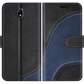 Kalanka-Coque Pour Galaxy J5 2017, Portefeuille Etui En Cuir Pu, Magnétique Protection Housse Coque Pour Samsung Galaxy J5 2017, Noir