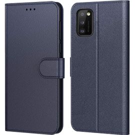 Etui Coque Pour Samsung Galaxy A41,Plusieurs Couleurs Disponible,Protection Etui Housse Premium En Cuir Pu,Fermeture Magnétique Pour (Galaxy A41 (6,1 Pouces), Book Bleu)[Pop940856]
