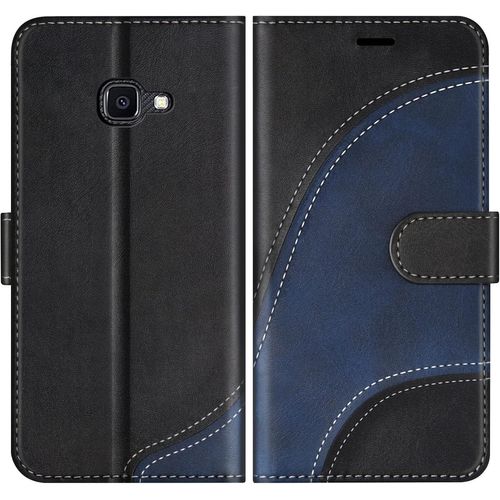 Coque Pour Samsung Galaxy Xcover 4 / Galaxy Xcover 4s, Portefeuille Etui En Cuir Pu, Magnétique Protection Housse Coque Pour Galaxy Xcover 4 / Galaxy Xcover 4s, Noir
