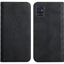 Tianyi-Coque Pour Samsung Galaxy A51, Premium Flip Housse Étui Protection Rabat Clapet Portefeuille Phone Cover Magnétique [Porte Cartes] Antichoc Béquille Cover (Noir)