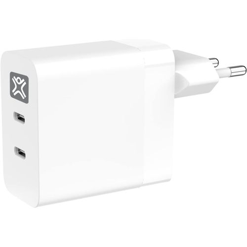 Chargeur Rapide Usb C 65W Pd, 2 Sorties, Adaptateur Secteur Pour Macbook Pro 13', Macbook Air, Iphones Et Plus Encore.