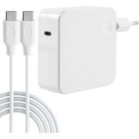 Chargeur Macbook Pro,100 W Usb C Chargeur Compatible Avec Mac Book Pro 16,15,14,13"",Macbook Air 13"",Ipad Pro Et Tous Les Appareils Usb C Avec Câble De Charge 1,8 M Usb C Vers C
