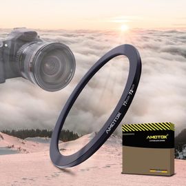 77mm vers Objectif 72mm Adaptateur d'objectif,pour Objectif 77mm vers Filtre 72mm Adaptateur,Compatible avec Tous Les Accessoires de Filtre de 72mm