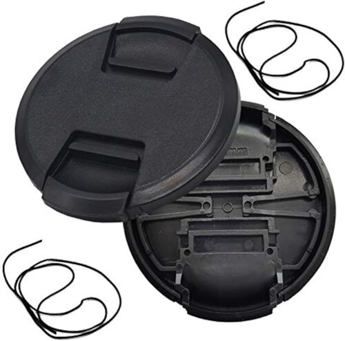 KAL-Lot De 2 Bouchons D'Objectif À Clipser 82 Mm Pour Sony Fe 24-70 Mm F/2.8 Gm, Fe 16-35 Mm F/2.8 Gm Sony Alpha A7R Iv A7R Iii, Center Pinch Cap Pour Objectif Nikkor 24-70 Mm F/2.8