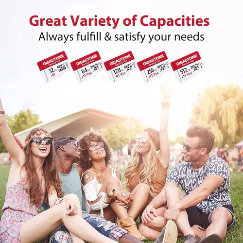 Senior-Carte Mémoire 32 Go Lot De 2 Cartes, Gaming Plus Série, Vitesse De Lecture Allant Jusqu'À 90 Mo/S. Pour Full Hd Vidéo Switch Gopro, A1 U1 C10 Carte Micro Sdhc Avec Mini Étui Et Adapta[L373]