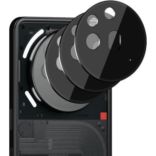 CAUC-[3 Pi¿¿ces Cam¿¿ra Arri¿¿re Protecteur pour Nothing Phone (3a) Pro, Duret¿¿ 9H Protection Objectif Cam¿¿ra [Anti Rayures] Ultra R¿¿sistant Film Verre Tremp¿¿ Compatible avec Nothing Phone (3a) P