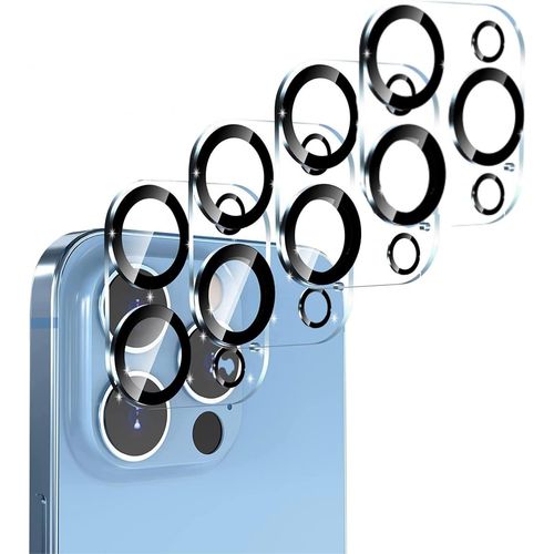 Lot De 3 Films De Protection Pour Appareil Photo Stéréoscopiques 3d Compatibles Avec Iphone 14 Pro/Iphone 14 Pro Max,Anti-Rayures,Dureté 9h,Hd,Protection Complète De L'appareil Photo.