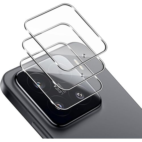 Protection Objectif Caméra Pour Xiaomi 15 5g, Dureté 9h Caméra Arrière Protecteur, [Anti Rayures] Ultra Résistant Film Camera Verre Trempé