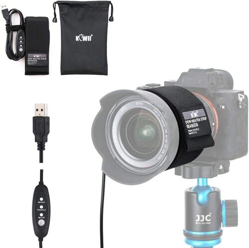 USB Lens Dew Heater Strip with Temperature Controller for DSLR Camera Lens Telescopes Heating