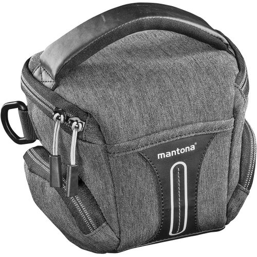 Tallinn Sacoche pour Appareil Photo Anthracite Taille S Sac pour Appareil Photo avec bandoulière rembourrée,séparateurs et Housse de Protection Contre la Pluie,Portable comme Sac à