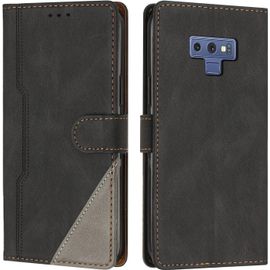 Sjzg-Coque Pour Samsung Galaxy Note 9, Housse Etui Portefeuille Cuir Multifonction, Fermeture Magnétique À Clapet [Fonction Support] Flip Case Compatible Avec Samsung Galaxy Note 9 (Noir)