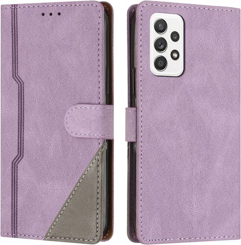 Coque Pour Galaxy A52 4g / Galaxy A52 5g / Galaxy A52s 5g, Housse En Cuir Pu Portefeuille, Etui De Protection A Rabat Magnetique Coque Pour Samsung Galaxy A52 5g / Galaxy A52s 5g, Violet