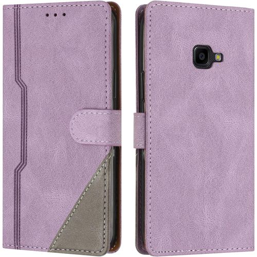 Kal-Coque Pour Samsung Galaxy Xcover 4 / 4s, Housse Etui Portefeuille Cuir Multifonction, Fermeture Magnétique À Clapet [Fonction Support] Flip Case Compatible Avec Samsung Xcover 4/4s (Pourpre)