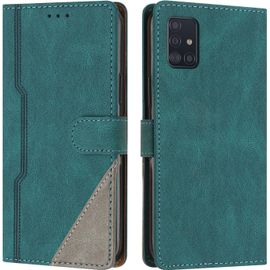 Tianyi-Radoo Coque Pour Samsung Galaxy A51 4g / M40s, Housse Etui Portefeuille Cuir Multifonction, Fermeture Magnétique À Clapet [Fonction Support] Flip Case Compatible Avec Samsung A51 4g/M40s (Vert