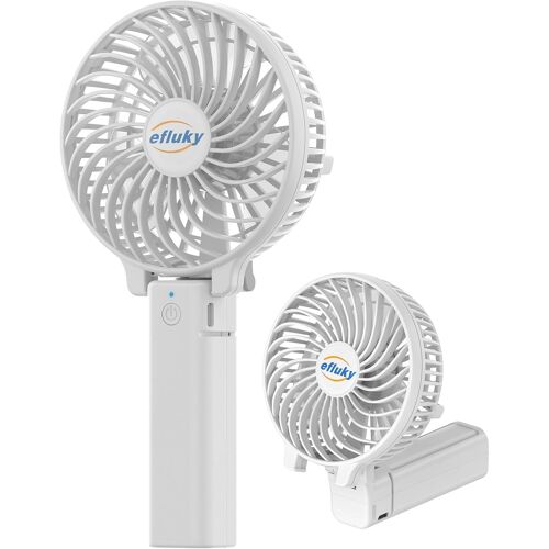Ventilateur Portatif,Mini Ventilateur Portable,Ventilateur Pliable Rechargeable USB,Petit ventilateur de poche avec 3 vitesses,Ventilateur portatif pour les Voyages en Exterieur