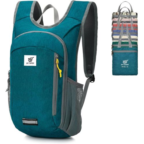 nzqaf-Sac à Dos Pliable Ultraléger 10L, Étanche Sac à dos de Voyage Sac à dos de Randonnée pour la Randonnée les Voyages en Ville Homme Femme