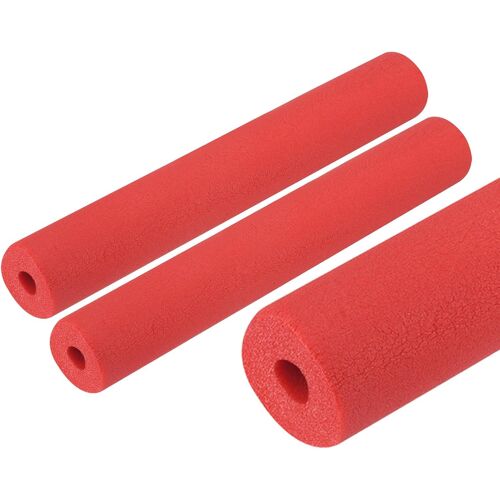 KALANKA-2Pcs 10"" Tuyau Isolation Tube Extérieur Tuyau Calorifuge 10mm(3/8 Pouce) ID 40mm OD Tube en Mousse pour Support de Poignée, Rouge