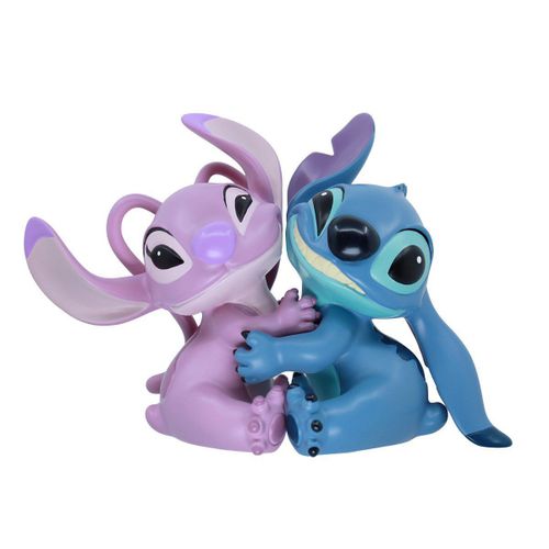 Figurine Disney Show - Lilo & Stitch - Figurine Stitch Et Angel Avec Serre-Livre