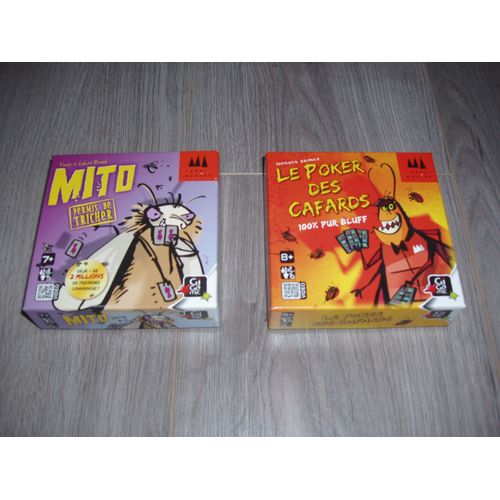 Lot  De  Deux Jeux  Le  Poker  Des  Cafards  Et Mito De  Gigamic