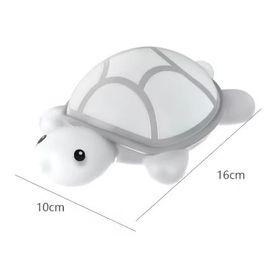 Veilleuse Tortue Led Silicone Animal, Lampe Douce Tactile, Veilleuse Enfants Sommeil Lumière Chambre Chevet Décoration Cadeau