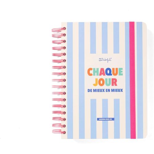 Mr.Wonderful - Agenda Office 2025-26 Journalier - La Vie, C'est Maintenant