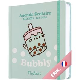 Agenda Scolaire Journalier 2025 2026 Chat, En Françaisagenda Kawaii Pusheen, College 2025 2026 Fille
