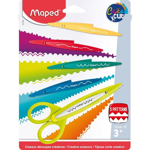 Ciseaux Cranteurs,Coloris Assorits