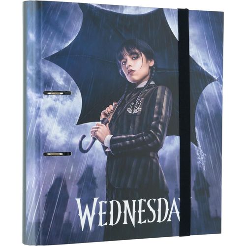 Eryi-- Classeur A4 2 Anneaux Mercredi Addams | Classeur Rigide 2 Anneaux, Format 27 X 32 Cm | Fournitures Scolaires, Organiseurs, Fournitures De Bureau