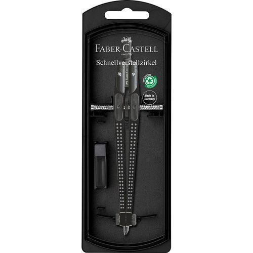 Eryi-174434 Compas À Réglage Instantané Grip Noir