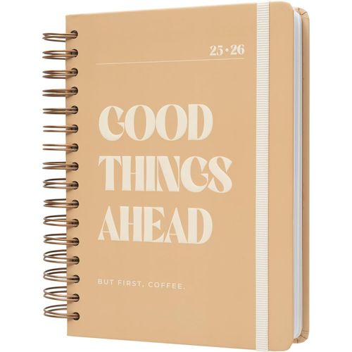 Teppc-- Agenda 2025-2026 Journalier Gazette | Agenda Scolaire 12 Mois, Format A5, Daily Planner Pour Université, Lycée Ou Étudiant