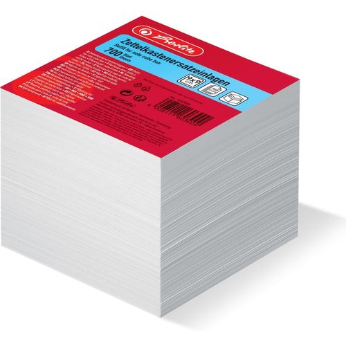 1603000 Bloc-Mémo De Remplacement Insert 700 Feuilles 9 X 9 Cm Blanc[Z439]