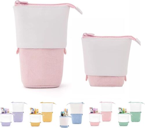 Trousse Licorne Telescopique ?Tui ¿¿ Crayons Fille Trousse Retractable Pour Enseignants Et Etudiants, Trousses Devient Pot A Crayon Pour Filles Enfants ?Cole