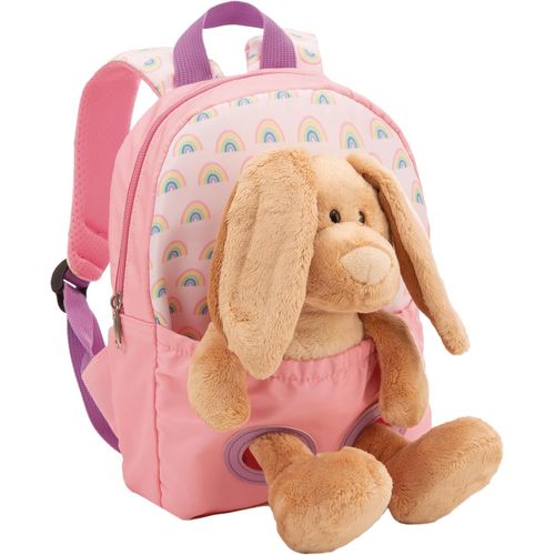 KALANKA-sac à dos 21x26 cm avec peluche lapin